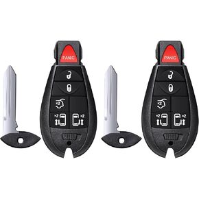 Keyless Key Fob for Dodge Dart 2013-2016 OE#56046773AA,Replacement Car Key Remote Control M3N32297100 433Mhz 4Buttons (5Buttons) in Saudi Arabia