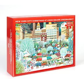 Union Square & Co. 500-Piece New York City Christmas Puzzle - Christmas at Union Square Greenmarket Jigsaw Puzzle in Saudi Arabia