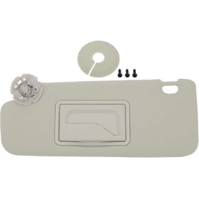 Motoforti Left Driver Side Car Sun Visor, Sun Visor Assembly, for Chevrolet Cruze 2011-2016, Plastic, with Mirror, No.95034253, Gray in Saudi Arabia