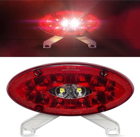 Command Electronics OEM 12V LED TV/Trailer Sealed Elliptical Tail Light with Backup Utility – 1-Pack in Saudi Arabia