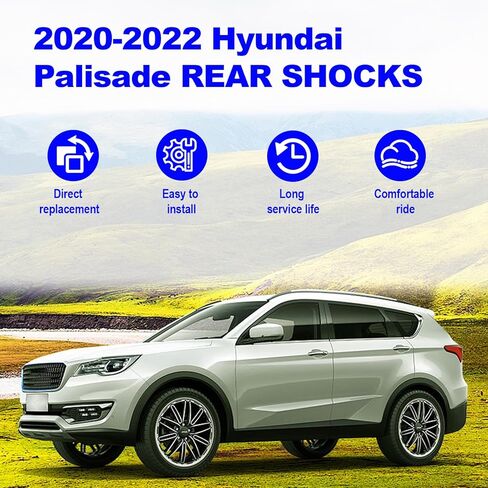 مجموعة دعامات ممتص الصدمات الخلفية الفاخرة 55367-S9300 لسيارة Hyundai Palisade 2020-2022 (3.8L V6) - استبدال مباشر لأرقام أجزاء OEM 55367-S9300 و55367-S9400 in Kuwait
