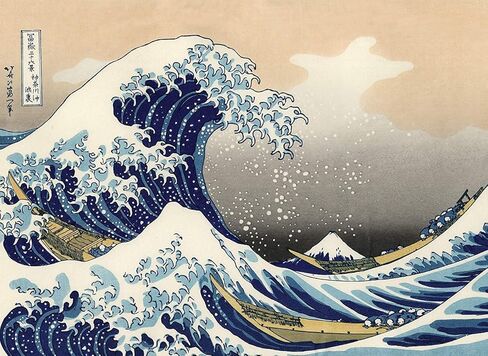 DIY 5D The Great Wave Off Kanagawa بواسطة Katsushika Hokusai مجموعات الطلاء الماسي للبالغين، طلاء حفر كامل بالأرقام صور فنية لديكور جدار المنزل (12 × 16 بوصة) in Saudi Arabia