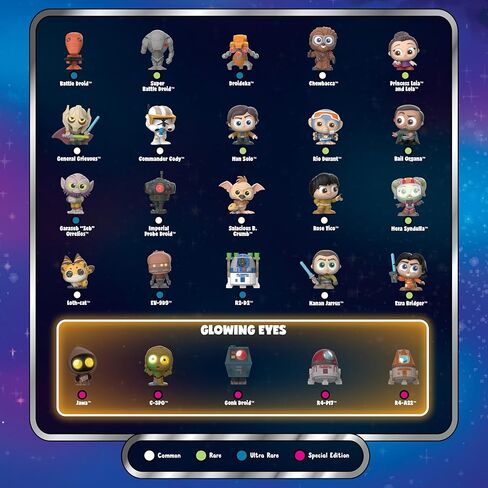 Star Wars™ Doorables Galaxy Peek Capsule Series 4 - شخصيات ديزني الغامضة القابلة للتجميع مع تفاصيل لطيفة، خارج هذا Galaxy Cute، للمعجبين وهواة الجمع والأطفال بعمر 5 سنوات فما فوق in Saudi Arabia