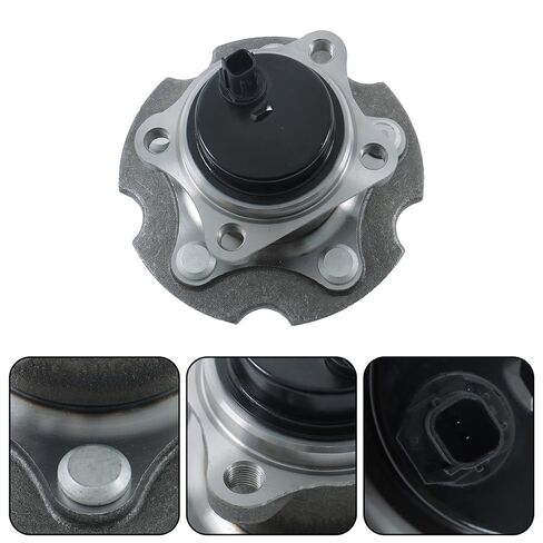 Labwork 2 قطعة محمل العجلات الخلفية ومجموعة المحور لكزس HS250h 2010-2012، Scion iM 2016، Corolla iM 2017-2018 FWD، RAV4 2006-2018 FWD، محمل كروي، فولاذ، 512372، 4245042040 in Saudi Arabia
