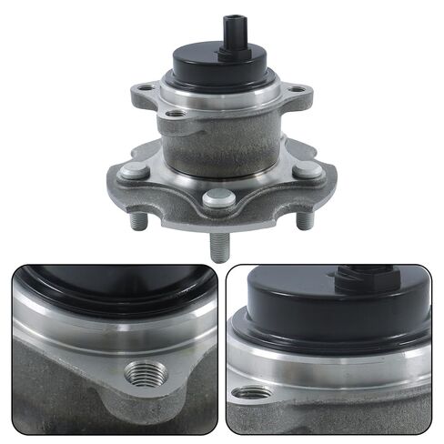 Labwork 2 قطعة محمل العجلات الخلفية ومجموعة المحور لكزس HS250h 2010-2012، Scion iM 2016، Corolla iM 2017-2018 FWD، RAV4 2006-2018 FWD، محمل كروي، فولاذ، 512372، 4245042040 in Saudi Arabia