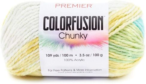 Premier Colorfusion Chunky, Bulky Weight, Acrylic, 100 Grams, 1174-02 Autumn Sky in Saudi Arabia