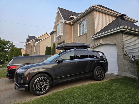 2PCS Crossbars Fits for Hyundai 2026 IONIQ 9 Cross Bar Roof Rack Rail Rail Carrier Black roof Rack Rails in Kuwait