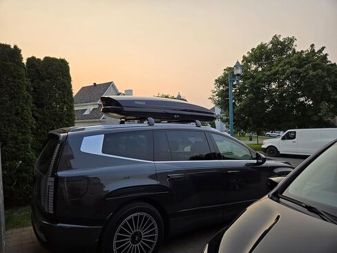 2PCS Crossbars Fits for Hyundai 2026 IONIQ 9 Cross Bar Roof Rack Rail Rail Carrier Black roof Rack Rails in Kuwait