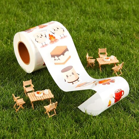 qeeenar 1 لفة ملصقات الحيوانات ملصقات مكافأة المعلم ملصقات مساحة الحيوانات اللطيفة اللوازم المدرسية الحوافز ملصقات لفة ملصقات هدايا حفلات الحيوانات، 500 قطعة في كل لفة (مساحة) in Kuwait