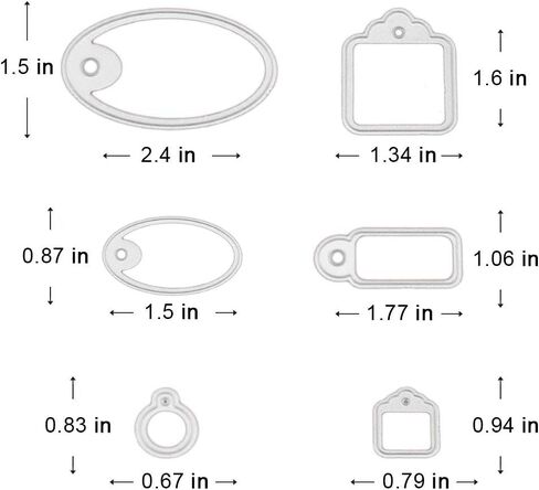 Nested Frame Dies for Scrapbooking Card Making, Background Frame Metal Cutting Dies Tag Label Frame Die Cuts for Decoupage Christmas Gift Card DIY Birthday Album Scrapbooking Paper Craft Supplies in Saudi Arabia