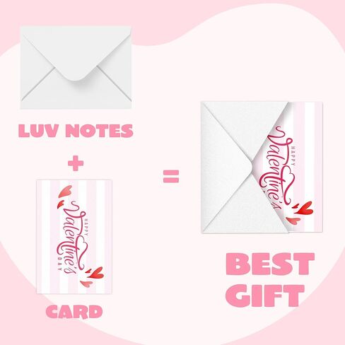 JOYIN Set of 72 Valentine's Day Cards with Envelopes, Pink Greeting Card for Hearts Day, Kids Classroom Exchange, Wedding Cards, Valentines Party Favor, 6 Designs in Saudi Arabia