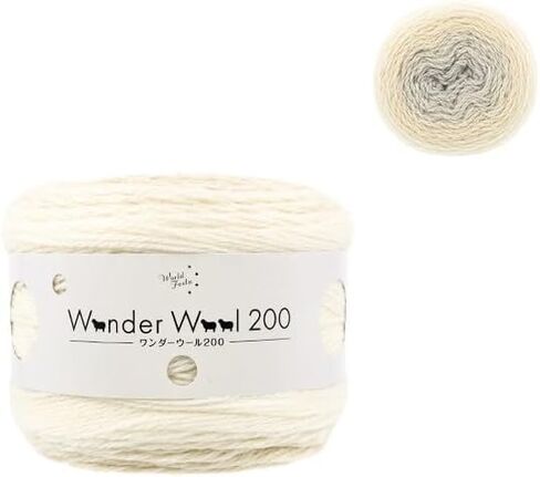 خيوط الخريف/الشتاء: Wonder Wool 200 - col.31 - World Festa - 80% أكريليك، 20% صوف، 546 ياردة in Kuwait