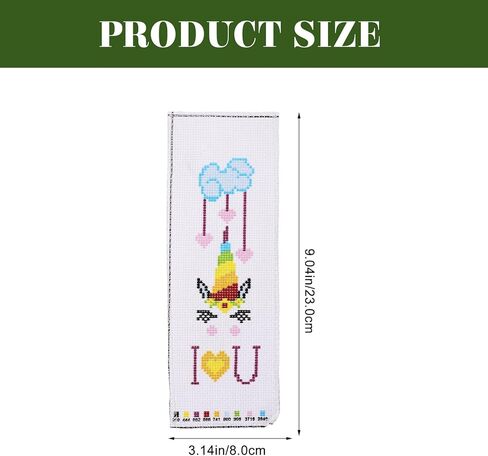 3Sets DIY Embroidery Bookmarks Kit Cross-Stitch Bookmarks Materials with Butterfly Seahorse and Cloud Designs for Crafting and Sewing Enthusiasts in Saudi Arabia