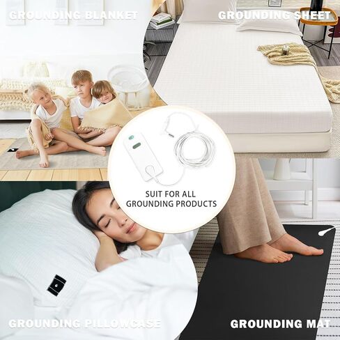 Conductivity Test Pen, Grounding Tester, Continuity Tester for Grounding Mats, Sheets, Pads, Blankets, Pillow Cases. Use to Test Effectiveness of Earth Connected Products. (Outlet Tester) in Kuwait