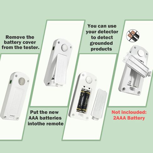 Conductivity Test Pen, Grounding Tester, Continuity Tester for Grounding Mats, Sheets, Pads, Blankets, Pillow Cases. Use to Test Effectiveness of Earth Connected Products. (Outlet Tester) in Kuwait