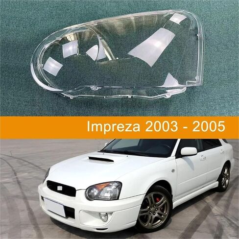 Compatible for Subaru Impreza 2003-2005 Headlamps Cover Transparent Lampshade Headlight Shell Plexiglass Car Replacement Front Lens(Left) in Saudi Arabia