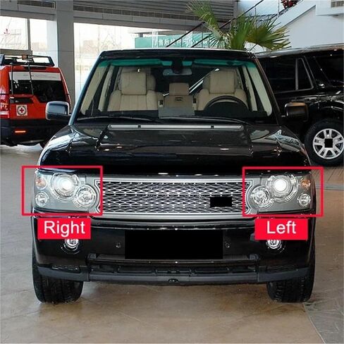 Compatible for Land Rover Range Rover 2005 2006 2007 2008 2009 Headlight Shell Transparent Lampshade Headlamp Lens Cover Lamp Shell(Left and Right) in Saudi Arabia