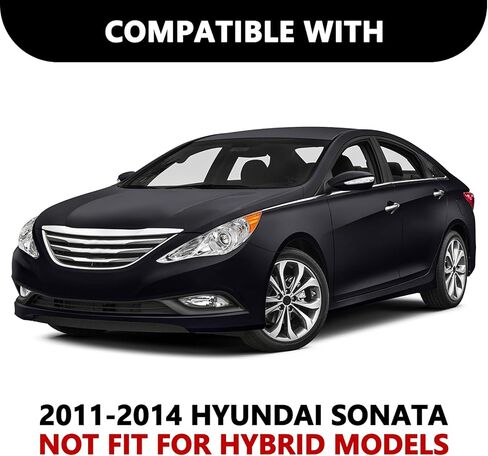 Aosky Headlight Assembly Fits for 2011 2012 2013 2014 Hyundai Sonata Driver and Passenger Side Pair Set, Not Fits for Hybrid Model in Saudi Arabia