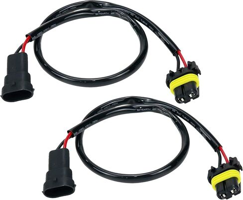 Modengzhe 2 Pcs H11 Extension Cable H11 Male to 9006 Female Adapter Wiring Harness for Automobiles Headlights Fog Lights Ballets (22-Inch Length) in Saudi Arabia