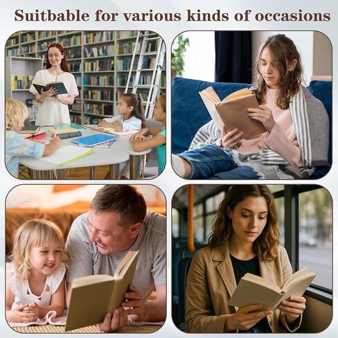 حامل صفحة كتاب الإبهام، حامل فتاحة كتب الجوز، لمسة نهائية ناعمة من الخشب، ملحقات هدايا القراءة لمحبي القراءة in Kuwait