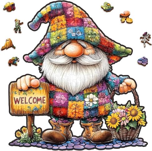 Mys Aurora Santa Claus Puzzle for Grandkids Christmas Tree Wooden Jigsaw Puzzles, 200 Piece Holiday Wood Adult Puzzles Fun Gifts for Winter Evenings Family Activity FSC Certified 11.2''X 11.2'' in Saudi Arabia