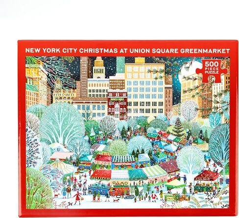 Union Square & Co. أحجية الصور المقطوعة لعيد الميلاد في مدينة نيويورك مكونة من 500 قطعة - عيد الميلاد في Union Square Greenmarket in Saudi Arabia
