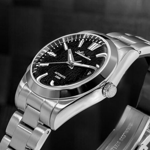 ADDIESDIVE Automatic Watches for Men NH35A Mechanical Movement Analog Sapphire Crystal Yellow White Blue 39MM Sand Dial in Saudi Arabia