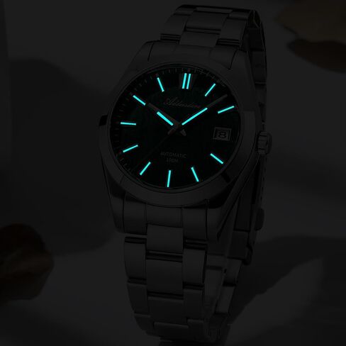 ADDIESDIVE Automatic Watches for Men NH35A Mechanical Movement Analog Sapphire Crystal Yellow White Blue 39MM Sand Dial in Saudi Arabia