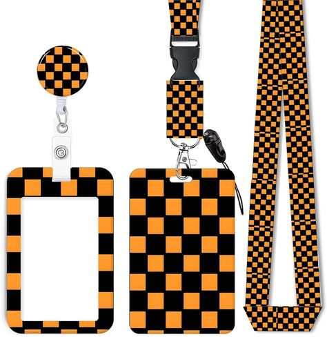 ID Badge Holder with Retractable Lanyard, Badge Holders Reel with 360 Degrees Rotate Carabiner Clip for Women, Teachers, Nurses, Doctor,Students, Office(Cute Black Cat) in Saudi Arabia