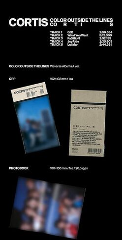 CORTIS COLOR OUTSIDE THE LINES 1st EP Album (Photobook - Scene 1 Ver.) in Saudi Arabia