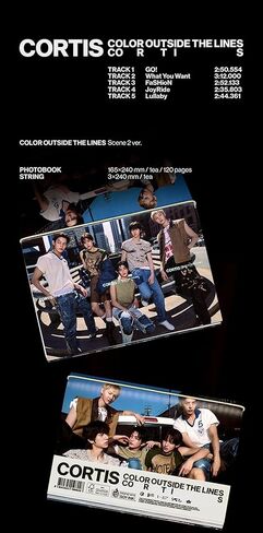 CORTIS COLOR OUTSIDE THE LINES 1st EP Album (Photobook - Scene 1 Ver.) in Saudi Arabia