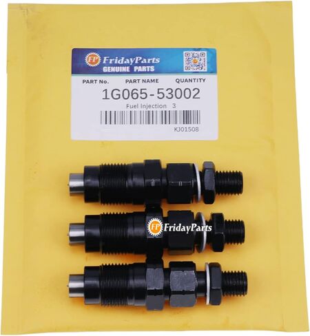 FridayParts 3 قطع حقن الوقود 1G065-53002 1G065-53900 1G065-53902 متوافق مع Kubota D1005 D1105 D905 V1305 V1505 استبدال المحرك (3 قطع) in Kuwait