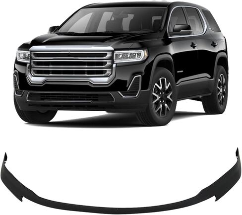 waltyotur Black Front Bumper Fascia Center Air Deflector Replacement for Acadia 2020 2021 2022 2023 84885010 in Saudi Arabia