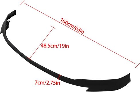 waltyotur Black Front Bumper Fascia Center Air Deflector Replacement for Acadia 2020 2021 2022 2023 84885010 in Saudi Arabia