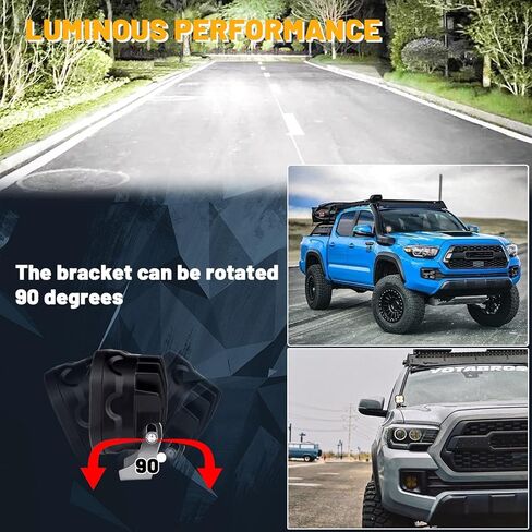 LED Ditch Lights Wiring Harness Kit 2 Lead Wire 12V-40A Switch Power Relay Fuse Compatible with Work Light LED Pods Driving Fog Lamp Off Road Ditch Lighs Trucks Pickup SUV ATV UTV Cars in Saudi Arabia