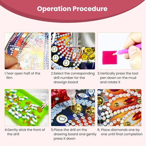 مجموعات الطلاء الماسي من Qukle Flowers قلادة معلقة، كريستال على شكل خاص DIY للصيف الماسي الفن المعلق علامة على الوجهين نمط جوهرة اللوحة نافذة باب زخرفة، حزمة مربع in Saudi Arabia
