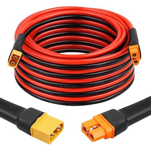 XT60i to XT60 Extension Cable 10AWG 10FT XT60i Female to XT60 Male Connector Cable for Portable Power Station Solar Panel in Saudi Arabia