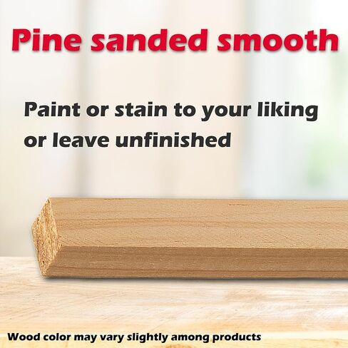 12" Pine Round Dowels (8-Pack Bag, ⅜ Diameter) | Unfinished Wooden Rods for Crafts & DIY Home Projects | Macrame Supplies, Cake Baking, Plant Support Stakes, Photo Prop Sticks, Poster Holders in Saudi Arabia