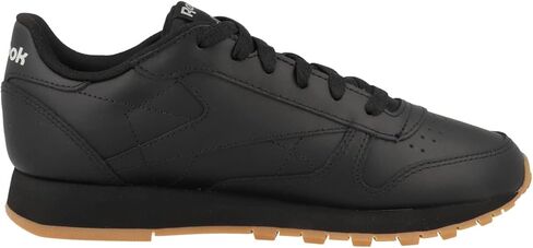 حذاء رياضي نسائي من الجلد الكلاسيكي من Reebok، Core Black Core Black Pure Gray 5, 9 US in Saudi Arabia