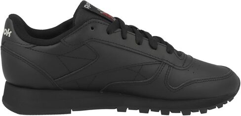 حذاء رياضي نسائي من الجلد الكلاسيكي من Reebok، Core Black Core Black Pure Gray 5, 9 US in Kuwait
