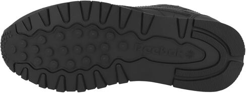 حذاء رياضي نسائي من الجلد الكلاسيكي من Reebok، Core Black Core Black Pure Gray 5, 9 US in Kuwait