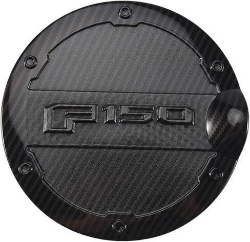 متوافق لفورد F150 F-150 رابتور 2015-2020 سيارة ألياف الكربون غطاء خزان الوقود غطاء باب الغاز غطاء باب الزيت غطاء الكسوة in Kuwait