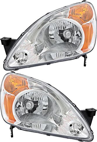 For Honda CRV Headlights Lamps Set 2002 2003 2004 Halogen Driver and Passenger Side in Saudi Arabia