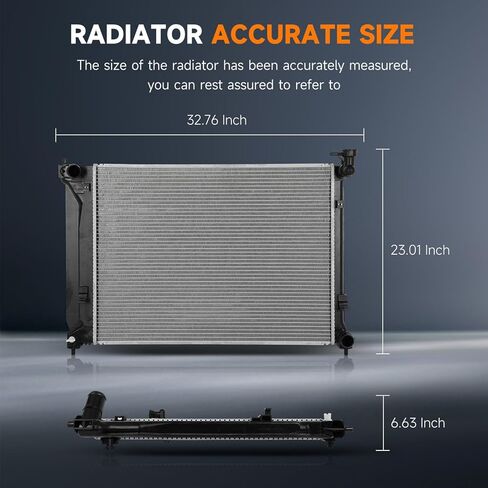 OCPTY Auto Parts Radiator Replacement for 2015-2019 for Hyundai for Sonata 2.4L in Saudi Arabia
