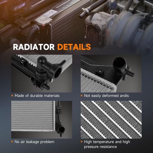 OCPTY Auto Parts Radiator Replacement for 2015-2019 for Hyundai for Sonata 2.4L in Saudi Arabia