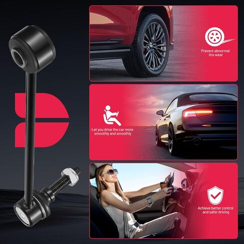 BDFHYK قطعتان من وصلات قضيب التثبيت الأمامية، متوافقة مع 2013-2015 Escape، 2012-2014 Focus، 2010-2013 Mazda 3 Sport فولفو C30 C70 S40 S80 V50 XC60 XC70 in Kuwait