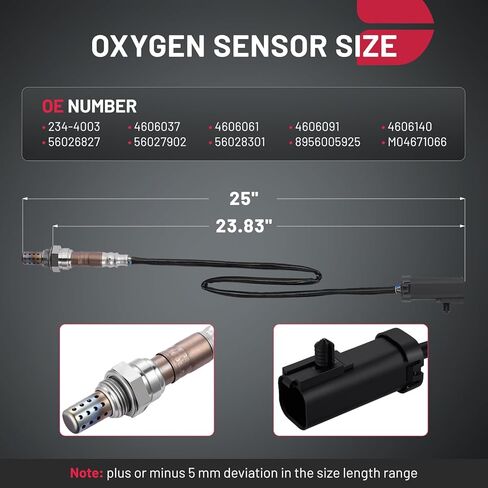 مستشعر الأوكسجين BDFHYK المنبع O2، متوافق مع دودج أفينجر B150 B1500 B250 B2500 B350 B3500 Ram 1500، متوافق مع كرايسلر كونكورد باسل، 234-4103، قطعة بديلة واحدة in Kuwait