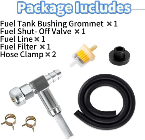 951-0171 Fuel Tank Shut Off Valve with Fuel Line & Filter – Replaces 751-0171/735-0149 Grommet, Fits 33/64" Hole (Craftsman Generator, MTD Lawn Mower) in Kuwait
