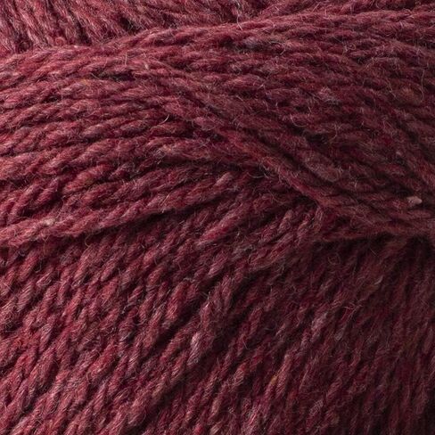 1 Ball La Mia Re-Tweed Knitting Yarn,%40 Wool%40 Polyester%20 Acrylic, 3.5 Oz (100 g) / 202 Yrds (185 m), Worsted, Claret - L189 in Saudi Arabia