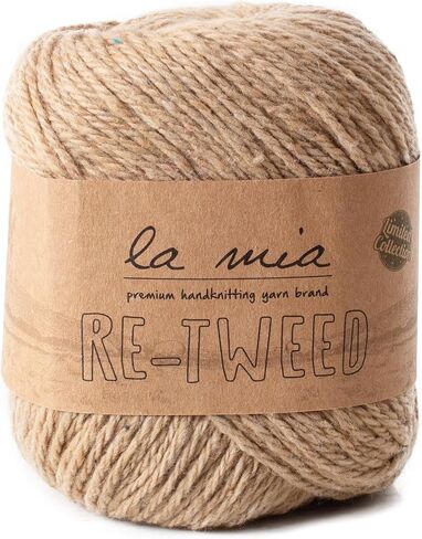 1 Ball La Mia Re-Tweed Knitting Yarn,%40 Wool%40 Polyester%20 Acrylic, 3.5 Oz (100 g) / 202 Yrds (185 m), Worsted, Claret - L189 in Saudi Arabia